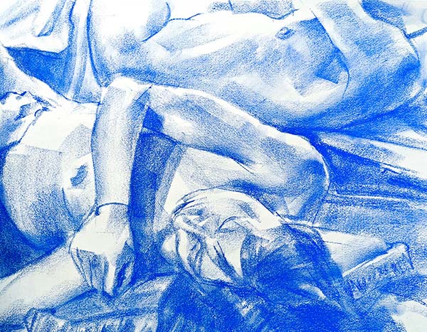 rose against the mirror